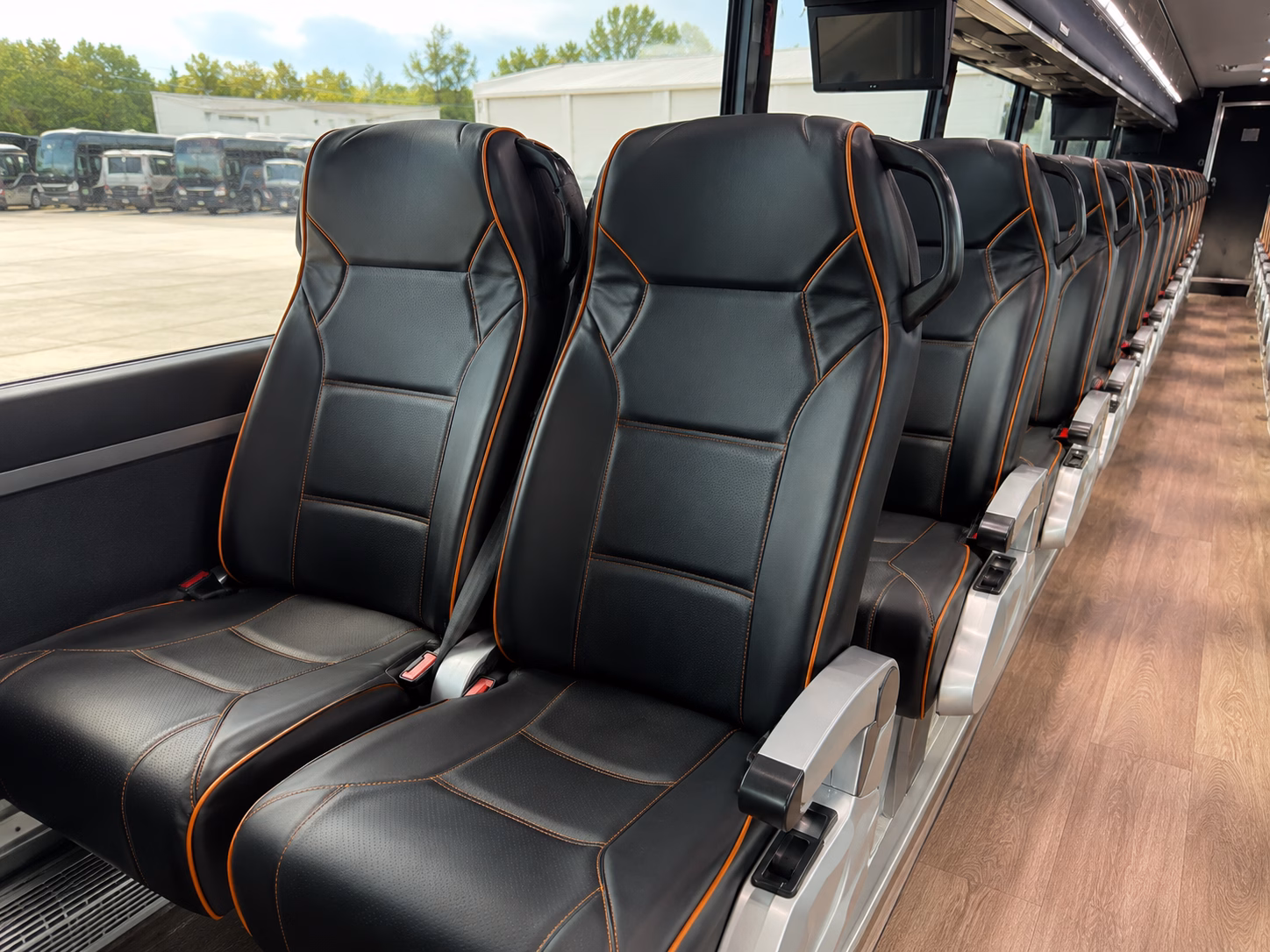 boston construction and film crew shuttle buses